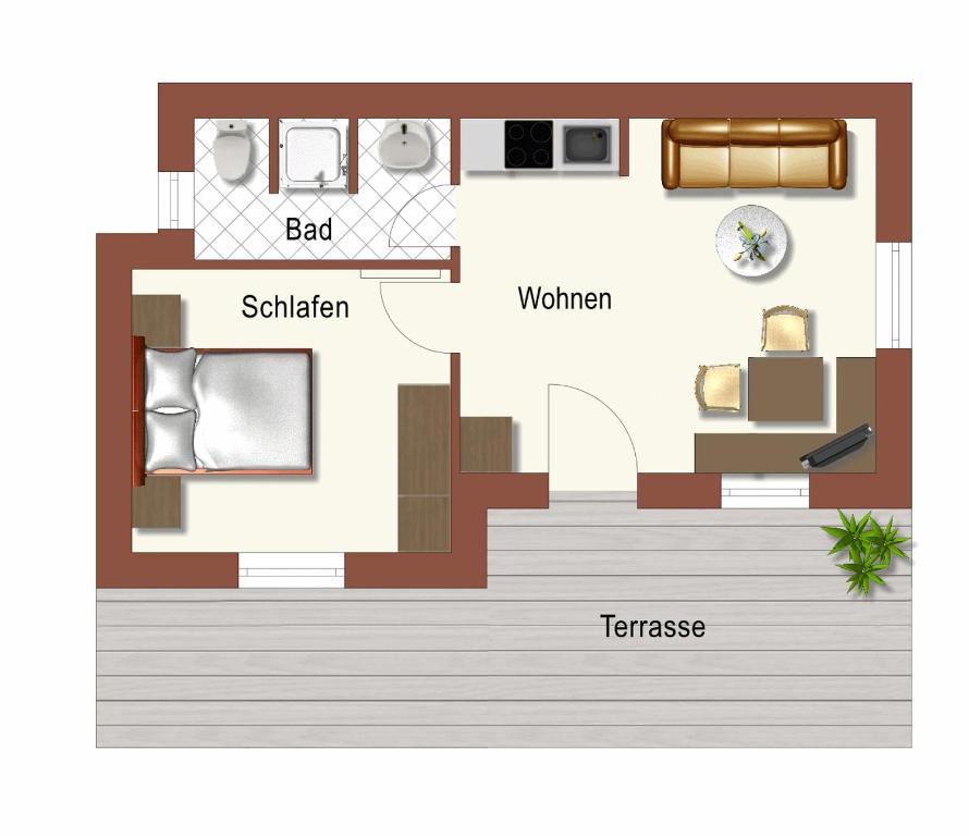 Ferienwohnungen Haaser Maurach  Bilik gambar